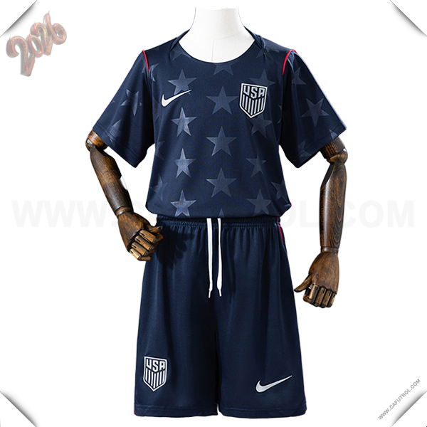Segunda Camiseta Equipo de ESTADOS UNIDOS Ninos Copa Mundial 2026