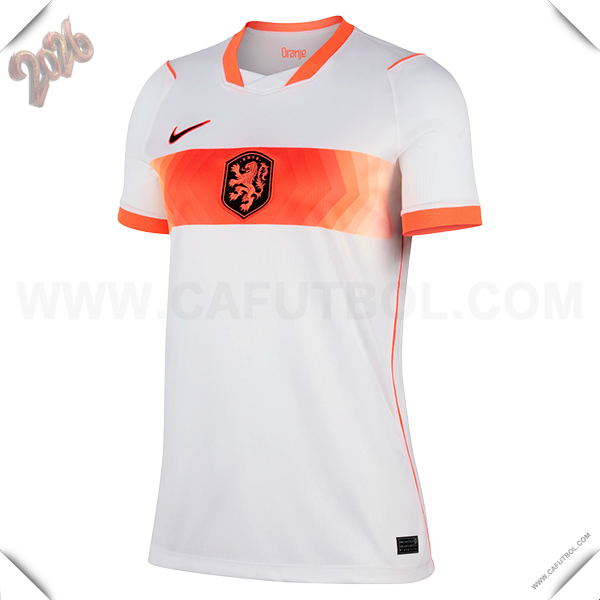 Nuevo Camiseta Equipo de Paises Bajos Segunda Mujer Copa Mundial 2026