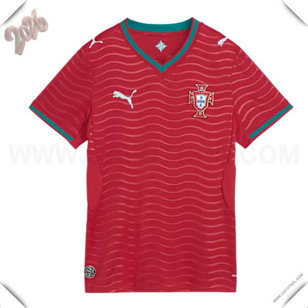 Nuevo Camiseta Equipo de Portugal Primera Mujer Copa Mundial 2026