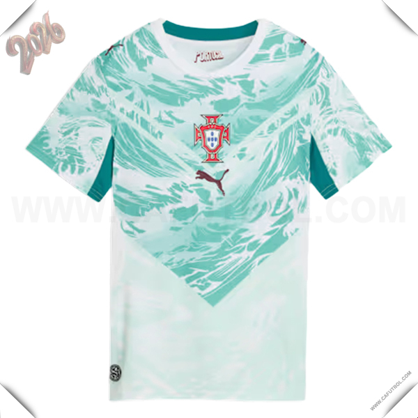 Nuevo Camiseta Equipo de Portugal Segunda Mujer Copa Mundial 2026