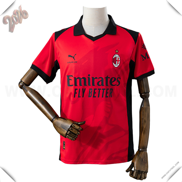 Camiseta de AC Milan Slam Jam Edition 2026/2027 Rojo