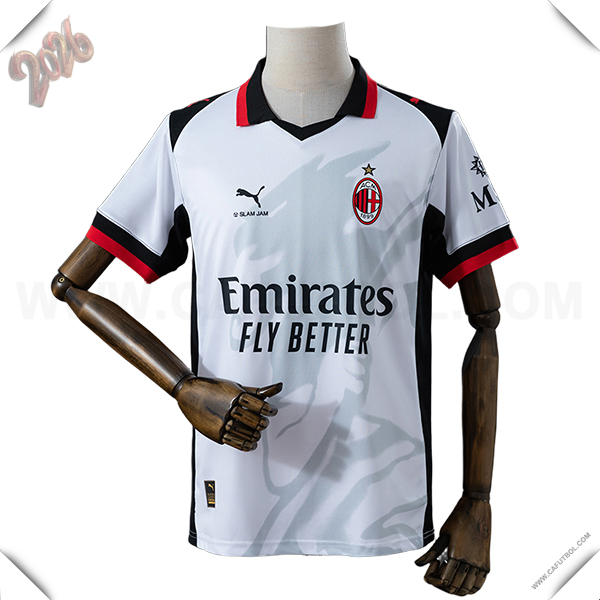 Camiseta de AC Milan Slam Jam Edition 2026/2027 Blanco
