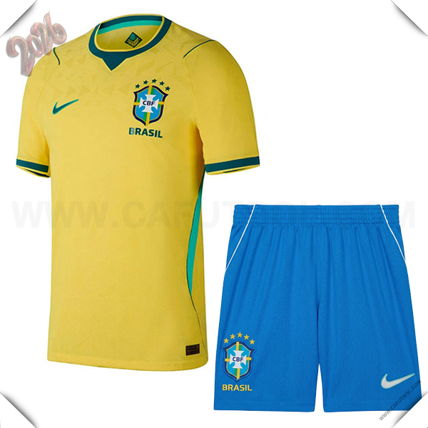 Nuevo Camiseta de Brasil Primera Ninos 2026/2027