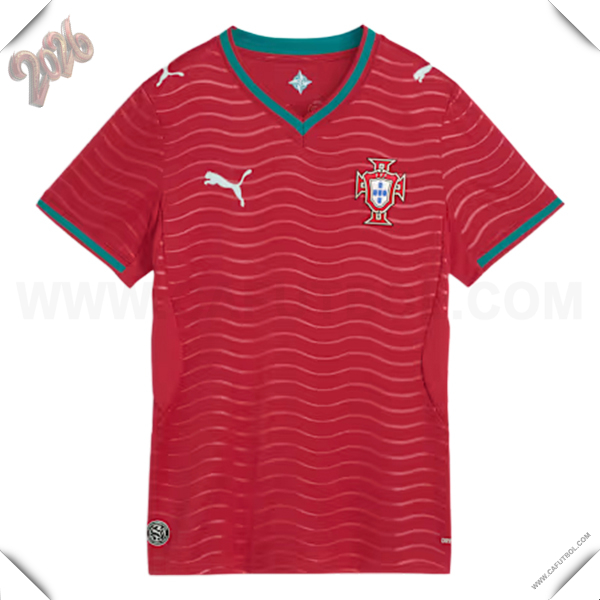 Nuevo Camiseta de Portugal Primera Mujer 2026/2027