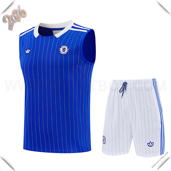 Camiseta Entrenamiento sin mangas FC Chelsea Azul/Blanco 2026/2027