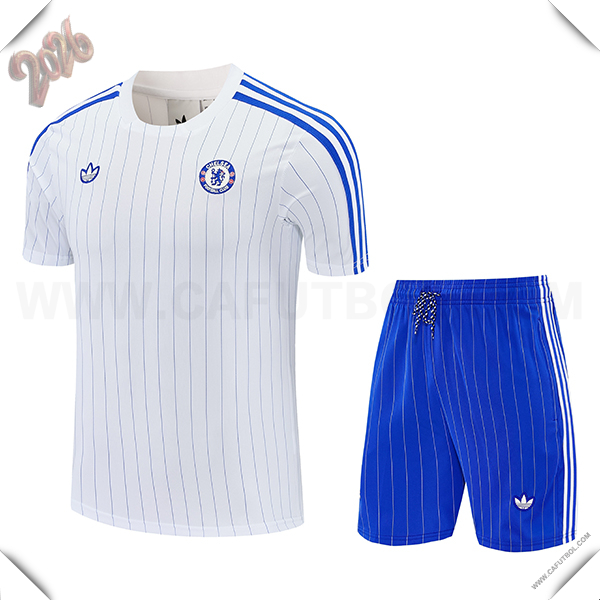 Training T-Shirt FC Chelsea Blanco/Azul 2026/2027