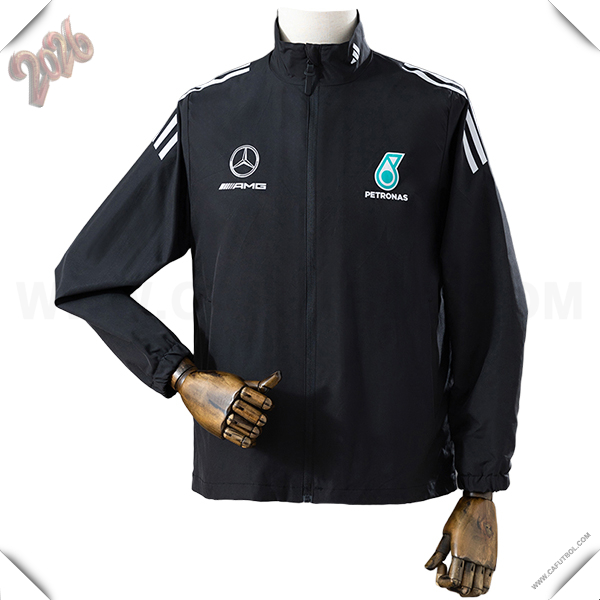 Rompevientos F1 Mercedes Benz Team Negro/Blanco 2026