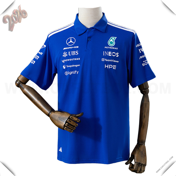 Polo F1 Mercedes Benz Team Azul/Blanco 2026