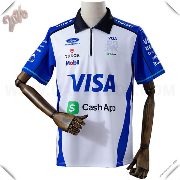 Polo F1 RedBull Racing Team Blanco/Azul 2026