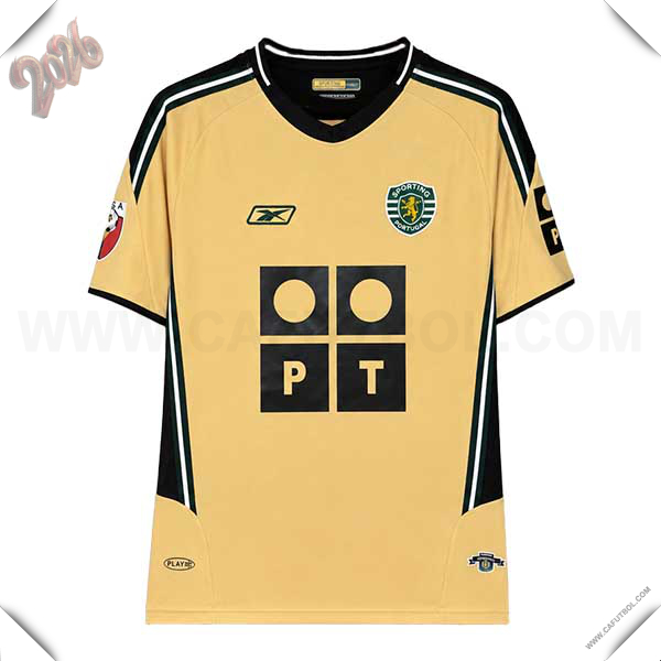 Segunda Camiseta de Sporting Lisbon Retro 2001/2003