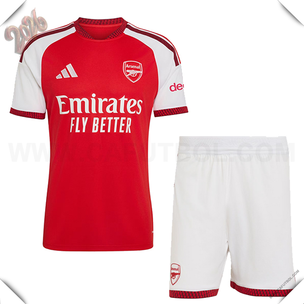 Primera Camiseta Futbol Arsenal + Pantalones 2026/2027