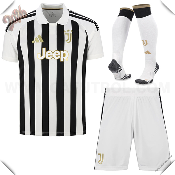 Primera Camiseta Futbol Juventus (Pantalones + Calcetines) 2026/2027