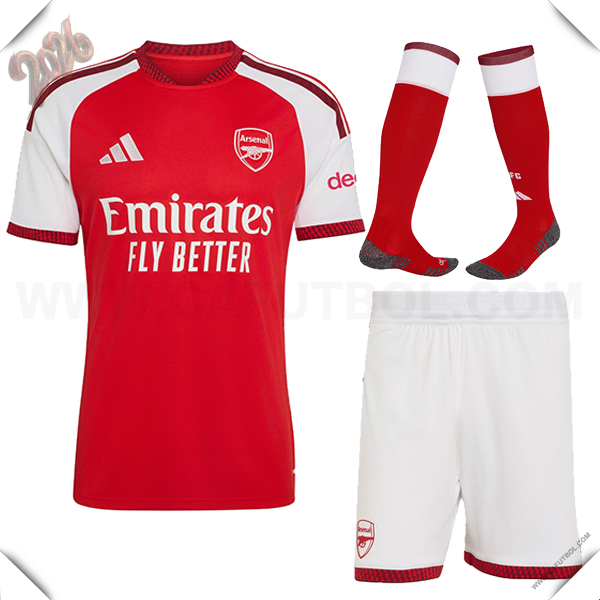 Primera Camiseta Futbol Arsenal (Pantalones + Calcetines) 2026/2027