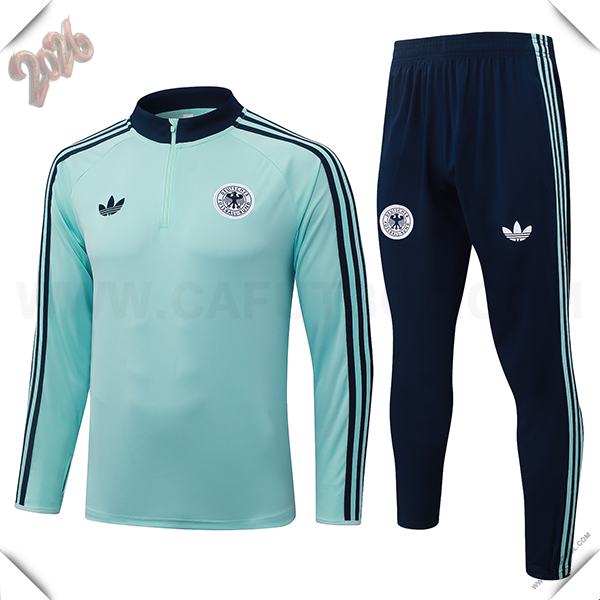 Chandal de Futbol Alemania Verde/Azul 2026/2027