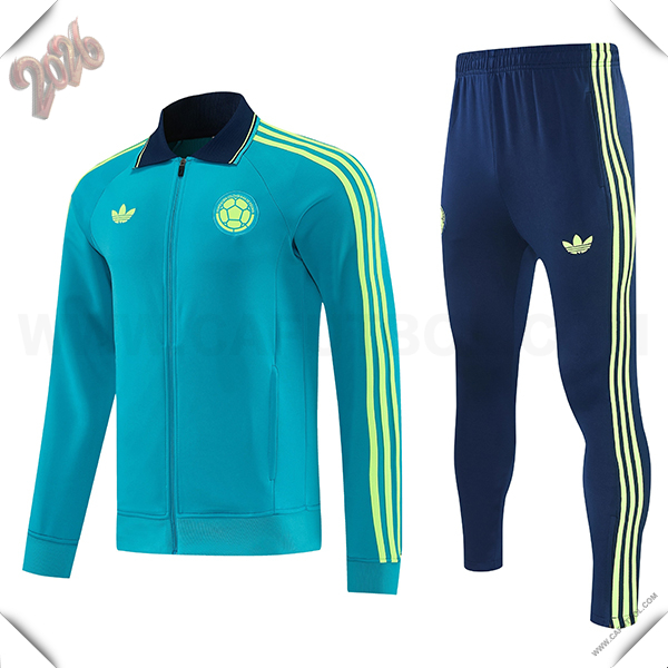 Chandal Chaquetas de Futbol Colombia Verde 2026/2027
