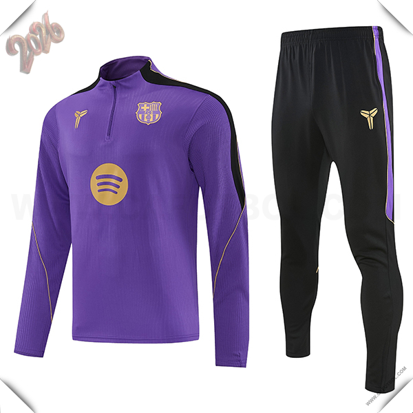 Chandal de Futbol FC Barcelona Violeta/Negro 2026/2027