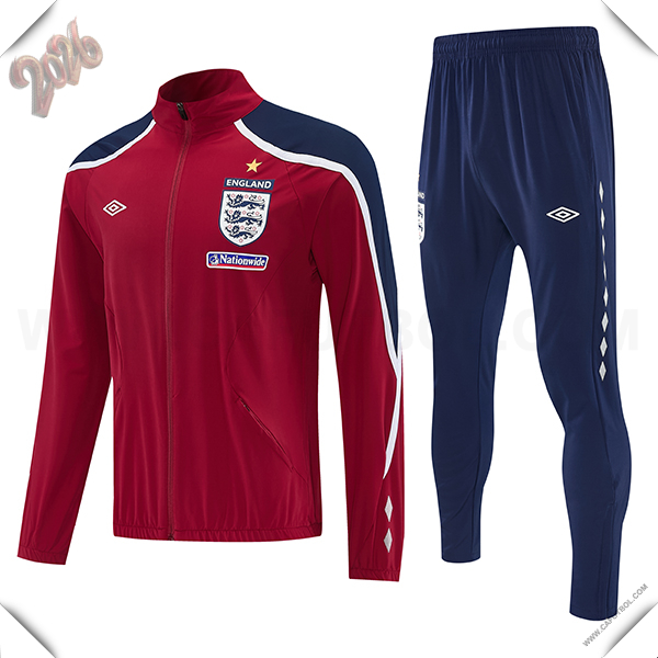 Chandal Chaquetas de Futbol Inglaterra Rojo/Azul/Blanco 2026/2027