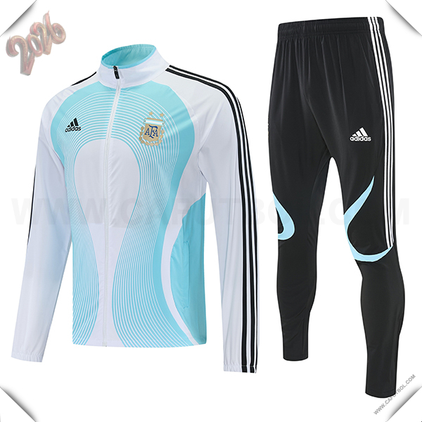 Chandal Chaquetas de Futbol Argentina Blanco/Azul/Negro 2026/2027