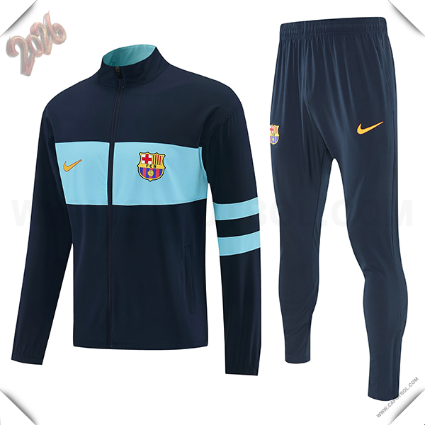 Chandal Chaquetas de Futbol FC Barcelona Azul Oscuro 2026/2027