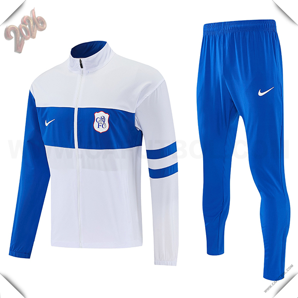 Chandal Chaquetas de Futbol FC Chelsea Blanco/Azul 2026/2027