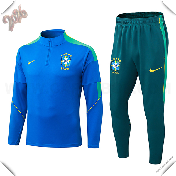 Chandal de Futbol Brasil Azul/Verde 2026/2027