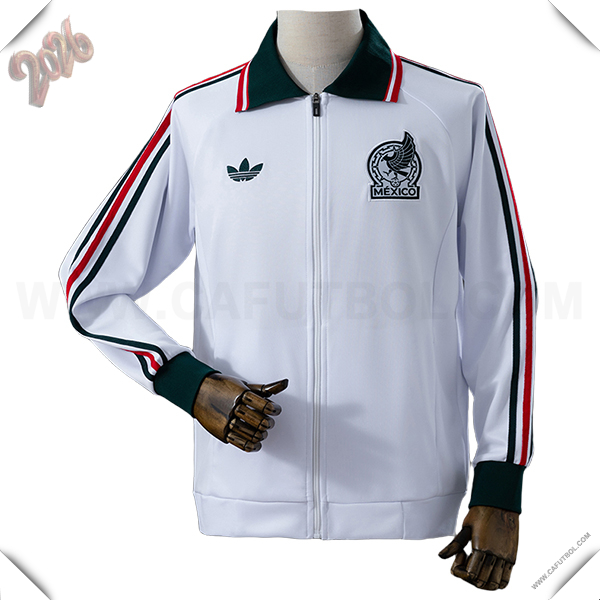 Chaquetas Futbol México Blanco/Verde/Rojo 2026/2027