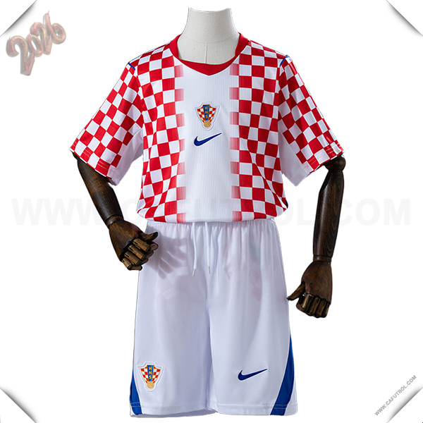 Primera Camiseta Equipo de Croacia Copa Mundial 2026