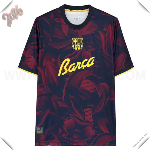 Camiseta de FC Barcelona Edicion Especial 2026/2027 Negro/Rojo