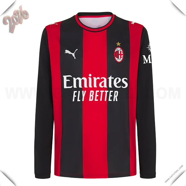 Nuevo Camiseta de AC Milan Primera Mangas Largas 2026/2027