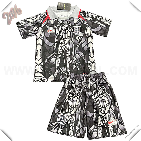 Camiseta de Inglaterra Ninos Edicion Especial 2026/2027 Negro