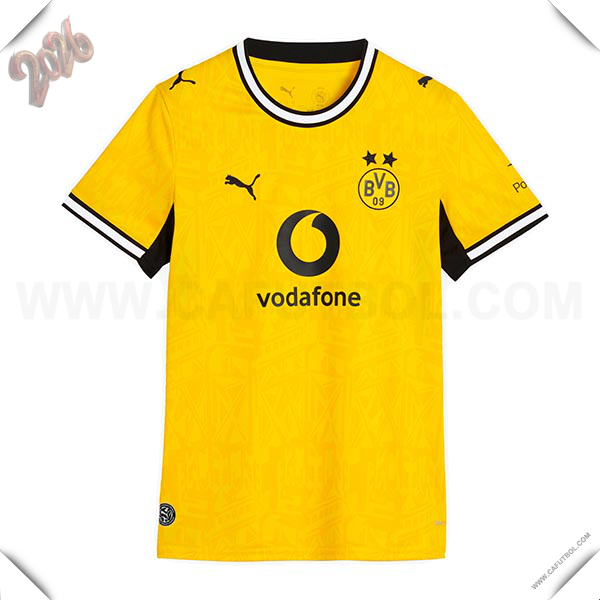 Nuevo Camiseta de Dortmund BVB Primera Mujer 2026/2027