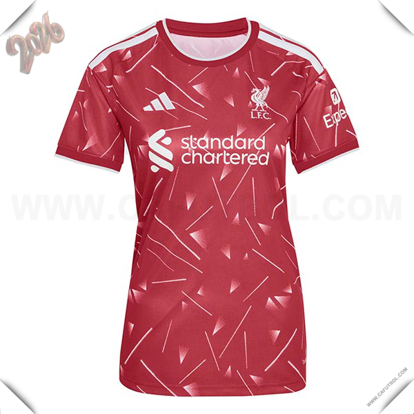 Nuevo Camiseta de FC Liverpool Primera Mujer 2026/2027